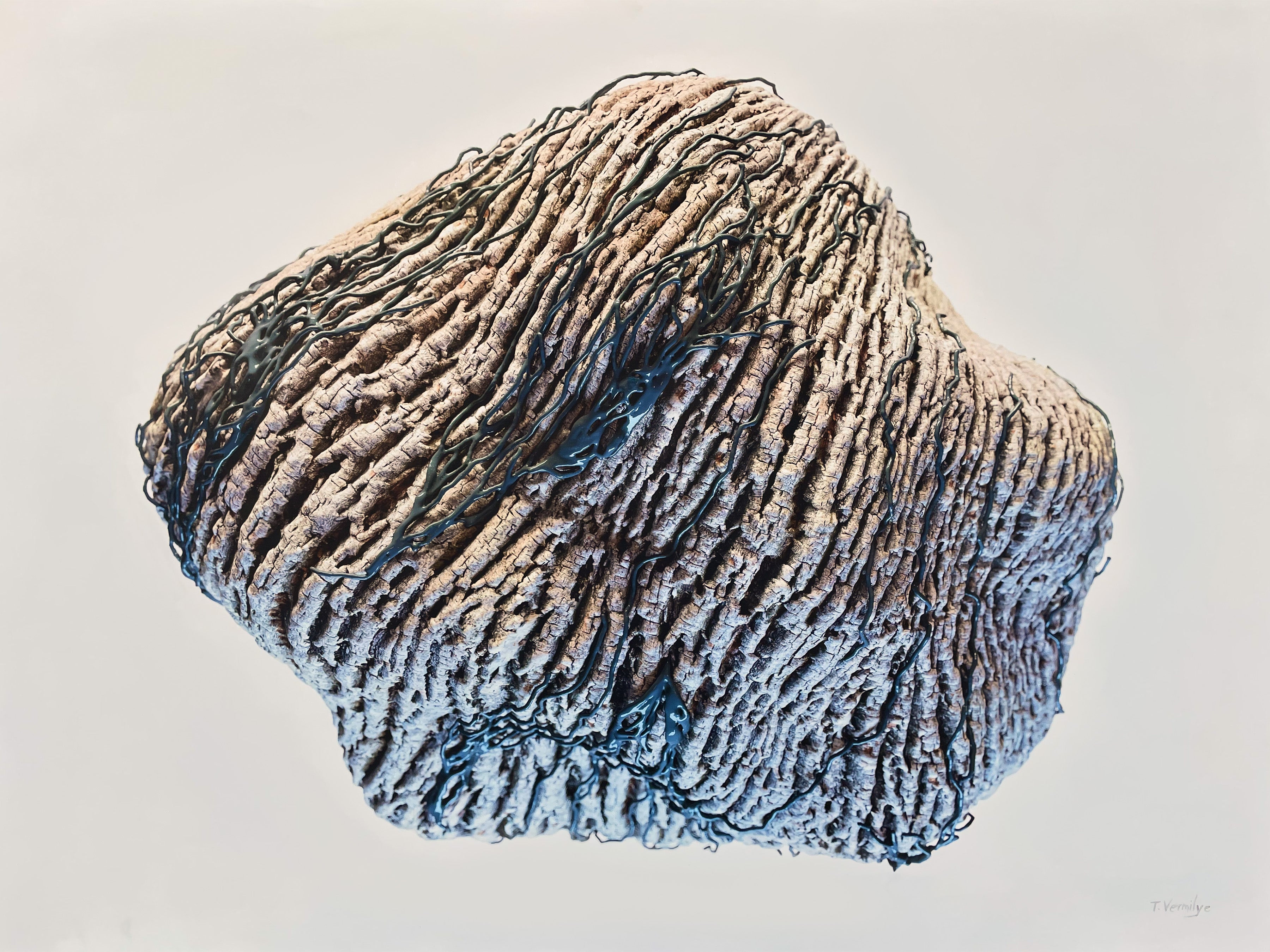 Network 006 [Ash) - 48 x 36 x 2 inches